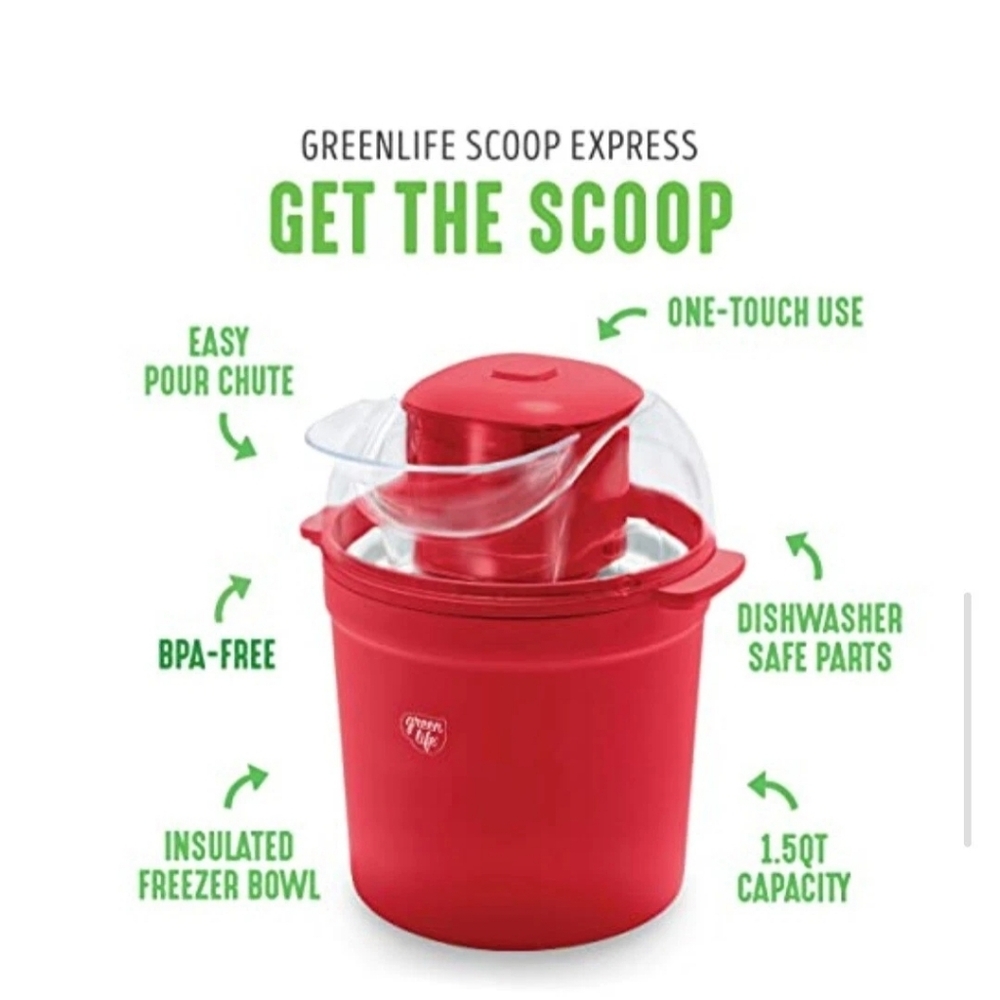 Scoop Express Ice Cream Maker - Red - Picture 7 of 7